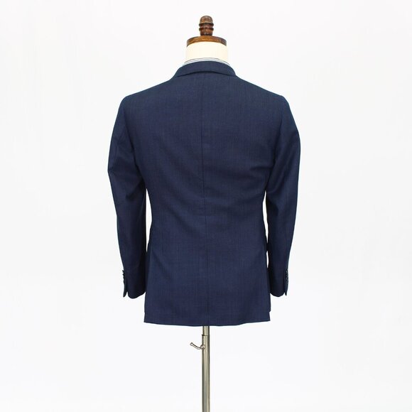 United Arrows 38S Navy Solid 3-Button Sport Coat Blazer Jacket P373 - Picture 7 of 11